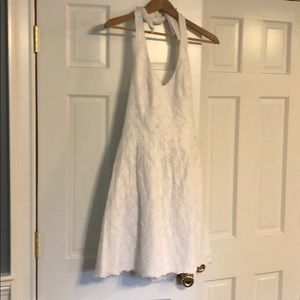 White halter top Lilly Pulitzer dress size 6